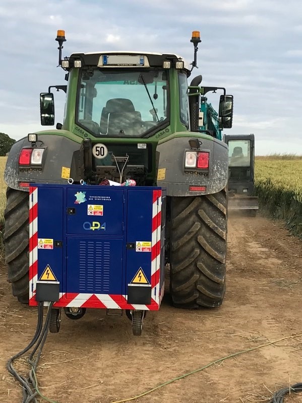 Alimentation provisoire forage