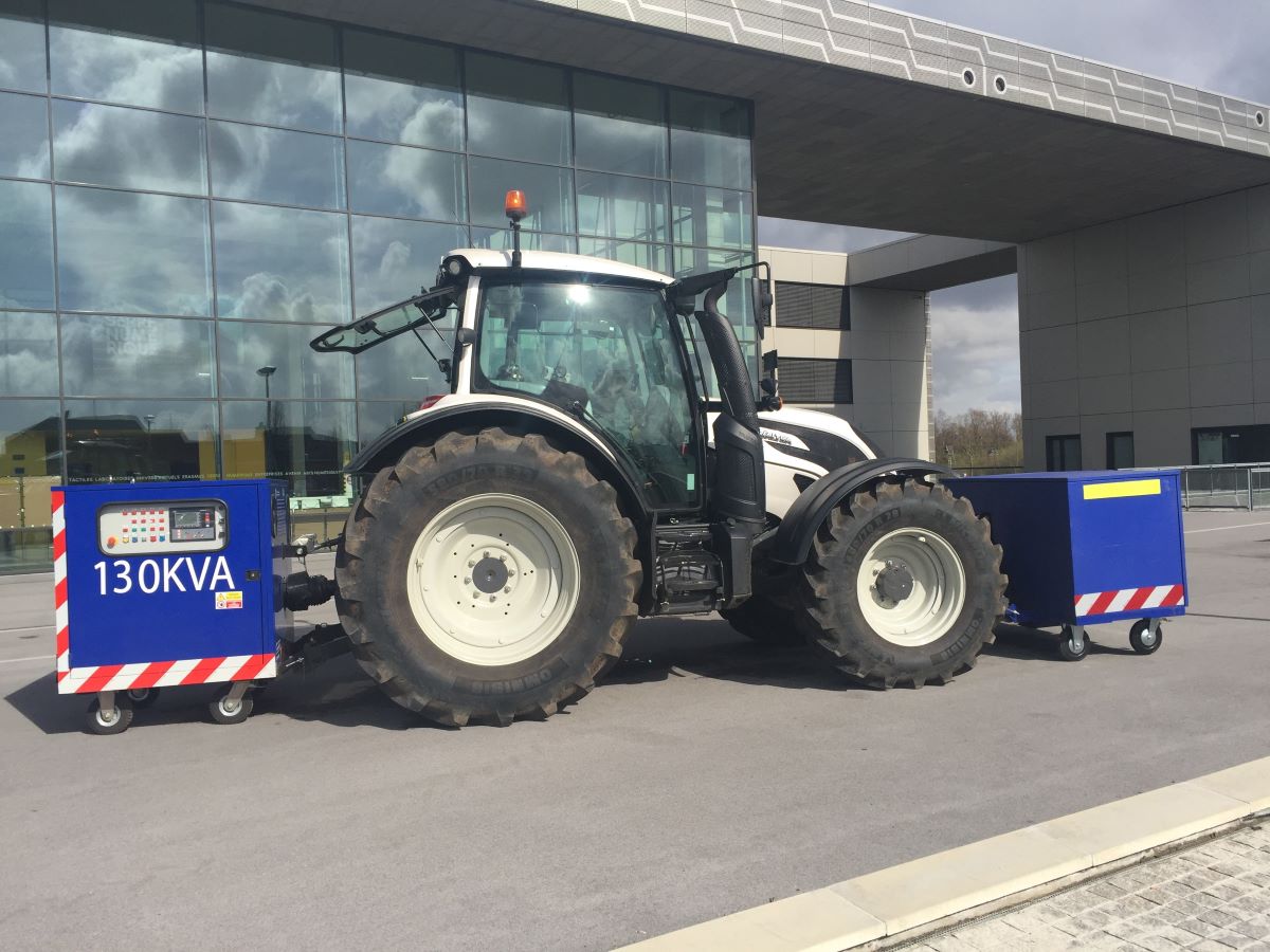 QPA tracteur chargeur electrique